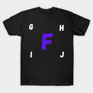 letter F T-Shirt